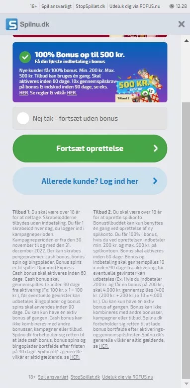 Spilnu Registreringsprocessen