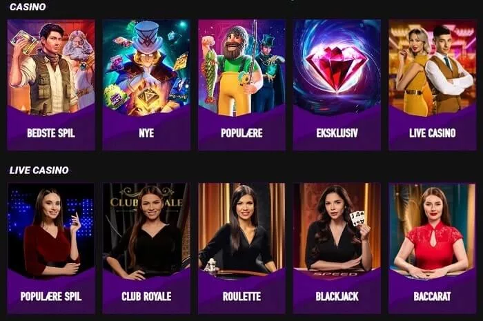 Betinia live casino