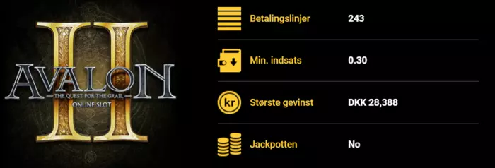Avalon II Spilleautomaten - the quest for the grail - Online Slots;