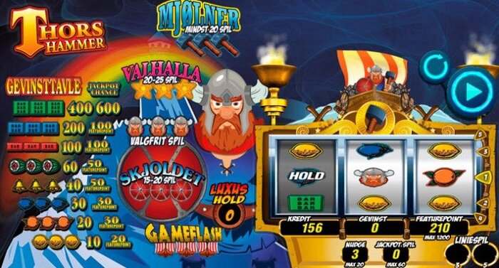 Thors hammer spil