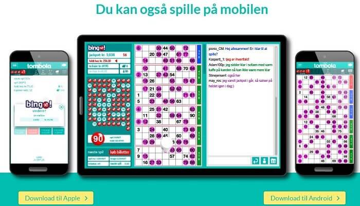 tombola DK app