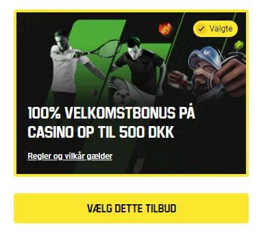 Unibet velkomstbonus