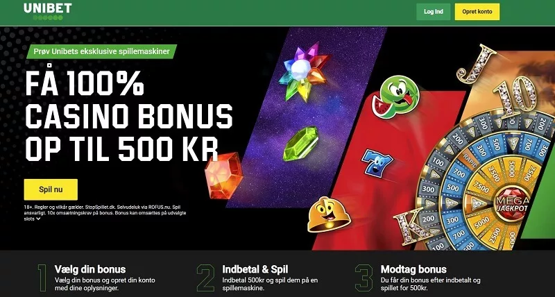 Unibet casino bonus