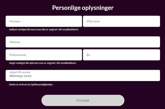 VinderCasino oprettelse