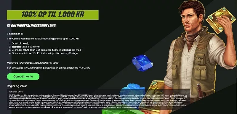 ComeOn Casino bonus