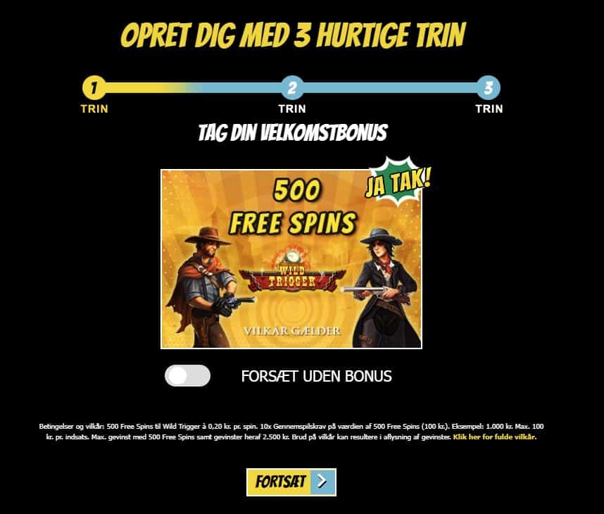Kapow Casino velkomstbonus