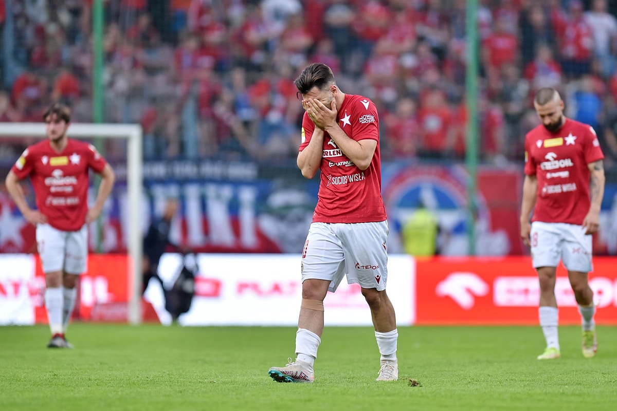 Piłkarze Wisly Kraków