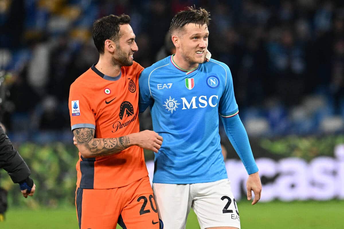 Hakan Calhanoglu i Piotr Zieliński