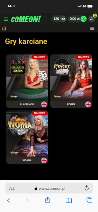 comeon karty comeon karty