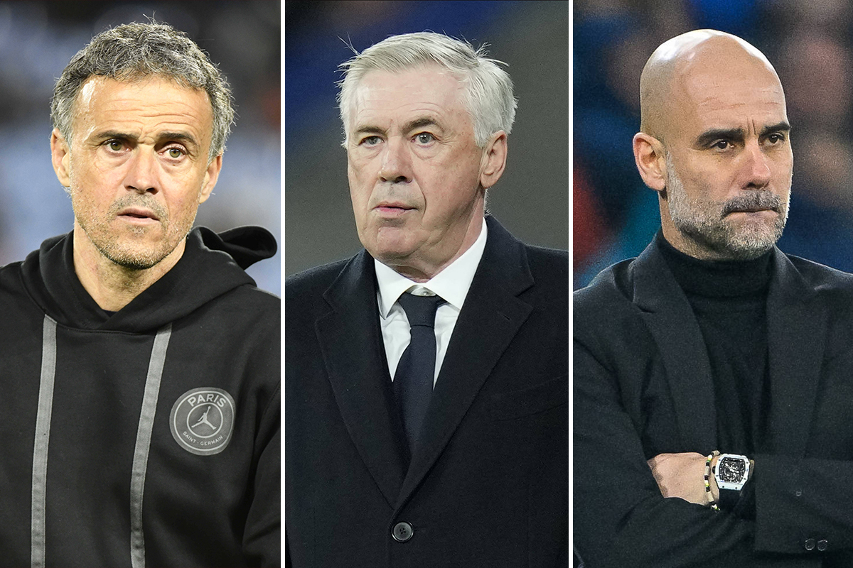 Luis Enrique, Carlo Ancelotti i Josep Guardiola