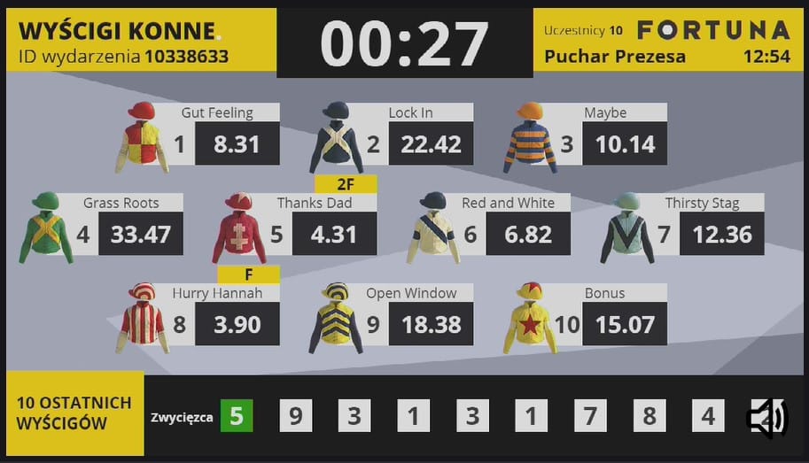 Fortuna wyścigi konne Wyścigi konne w Fortunie