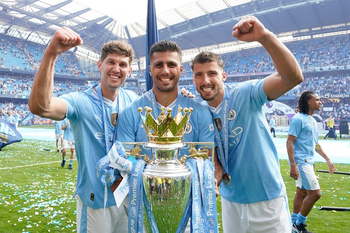 Rodri, John Stones, Ruben Dias