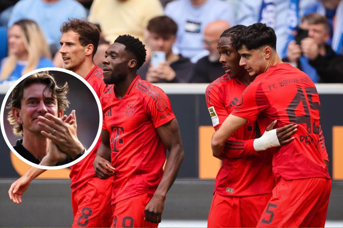 Piłkarze Bayernu Monachium i Thomas Frank