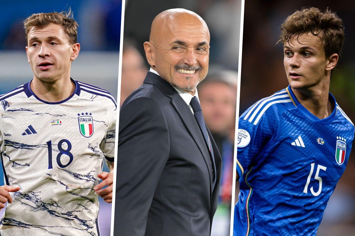 Nicolo Barella, Luciano Spalletti i Giorgio Scalvini