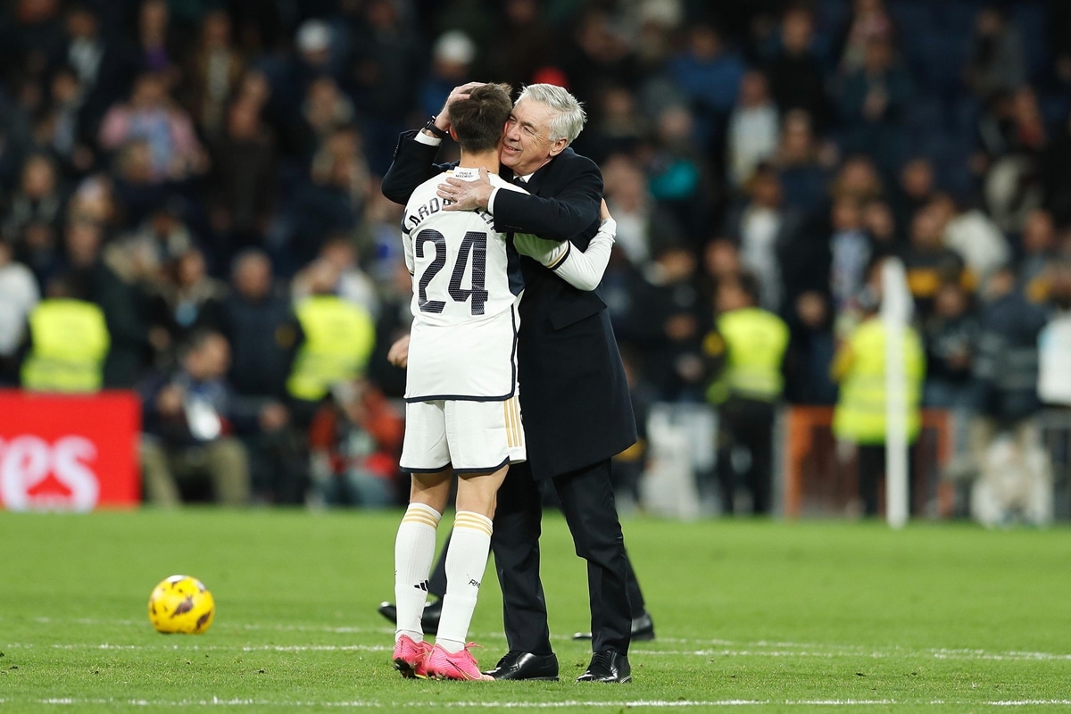 Arda Gueler i Carlo Ancelotti