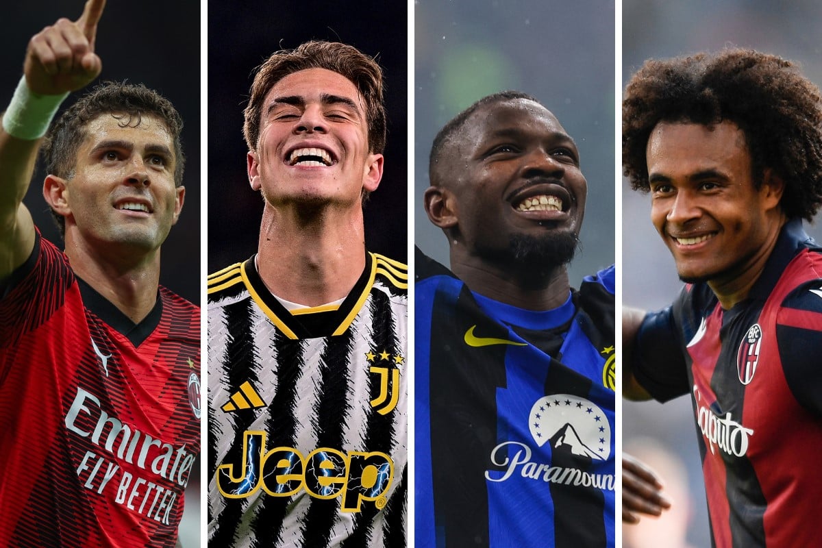 Od lewej: Christian Pulisic, Kenan Yildiz, Marcus Thuram, Joshua Zirkzee