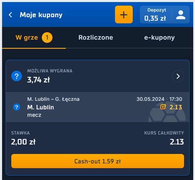 cash out w STS STS cash out