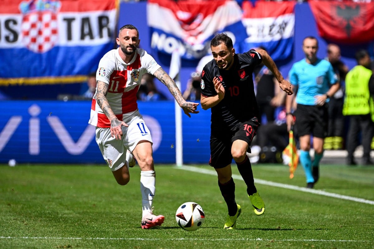 Marcelo Brozović oraz Nedim Bajrami