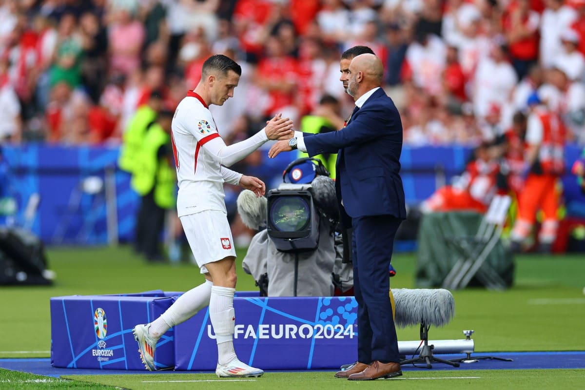 Piotr Zieliński oraz Michał Probierz