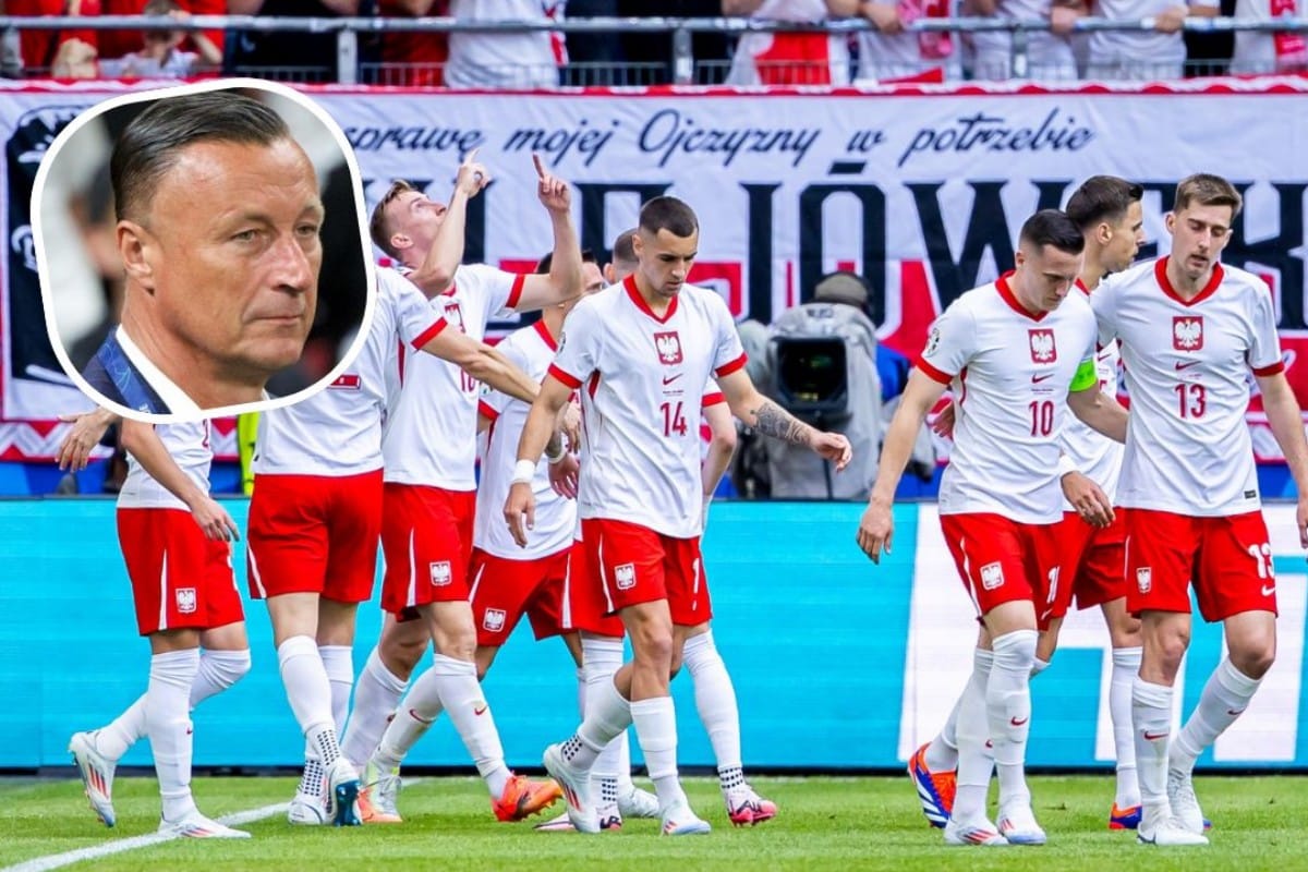 Tomasz Hajto i piłkarze reprezentacji Polski