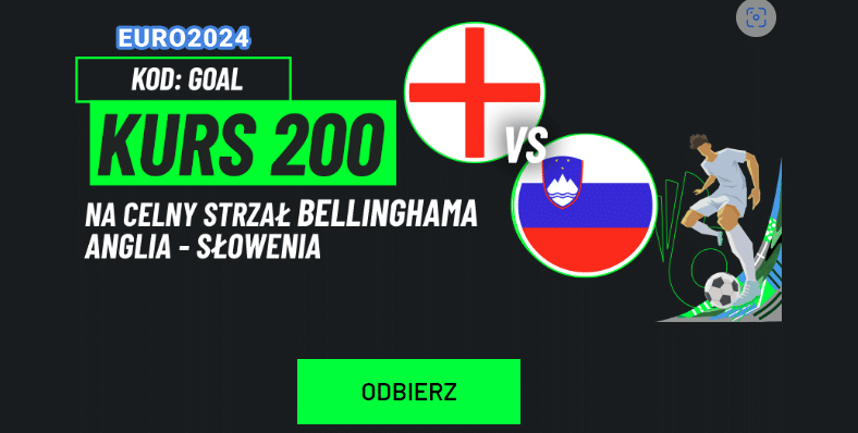 Euro 2024. Kurs 200.00 na celny strzał Lewandowskiego Totalbet. Promocja na mecz Anglia - Słowenia