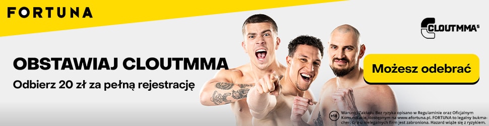 Clout MMA 5 PPV i bonus Fortuny Clout MMA 5 PPV