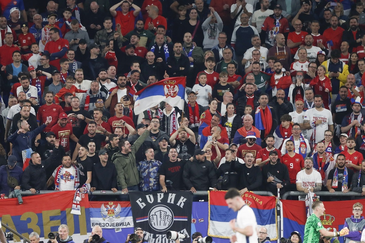 Kibice reprezentacji Serbii