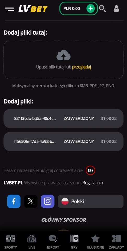 potwierdzenie tożsamości lv bet przesłanie dokumentów do lv bet