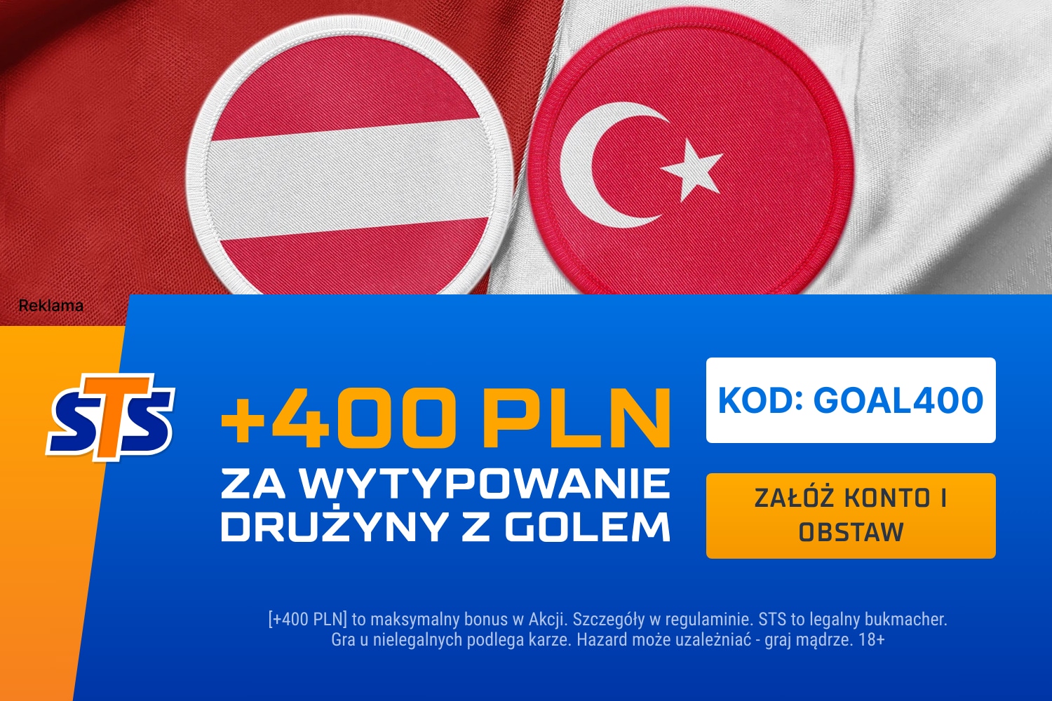 Promocja STS na spotkanie Austria - Turcja