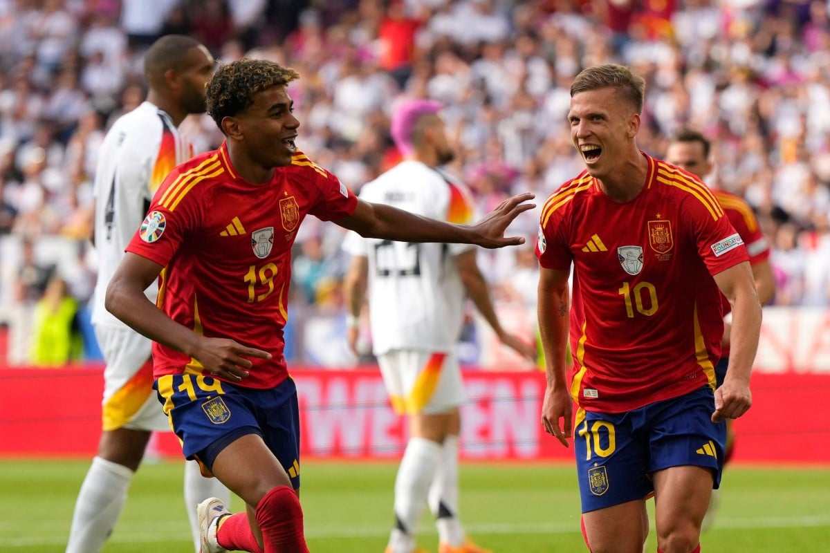 Lamine Yamal oraz Dani Olmo