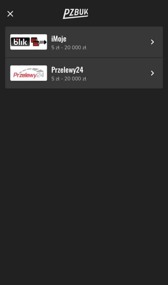 PZBuk wpłata depozytu