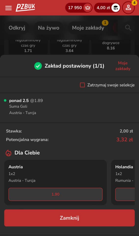 Kupon w PZBuk PZBuk postawienie kuponu