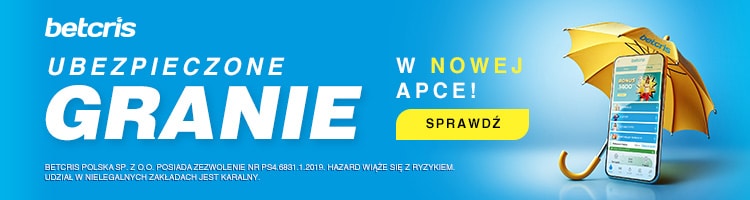 Betcris freebet ubezpieczone granie