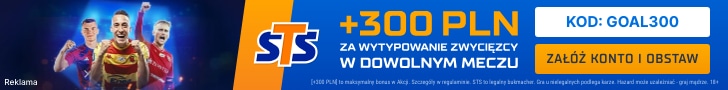 Zgarnij 300 zł za wytypowanie zwycięzcy w Ekstraklasie Bonus STS 300 zł za typ na Ekstraklasę