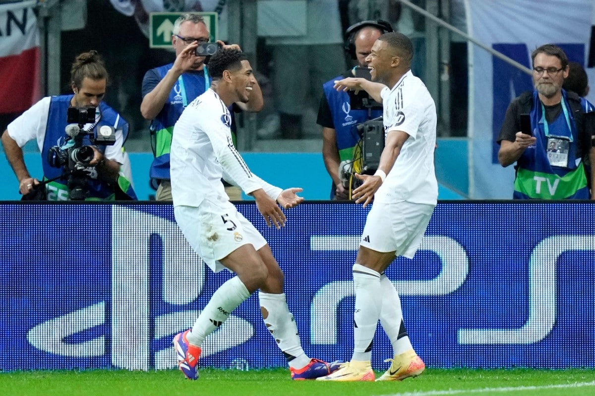 Jude Bellingham oraz Kylian Mbappe