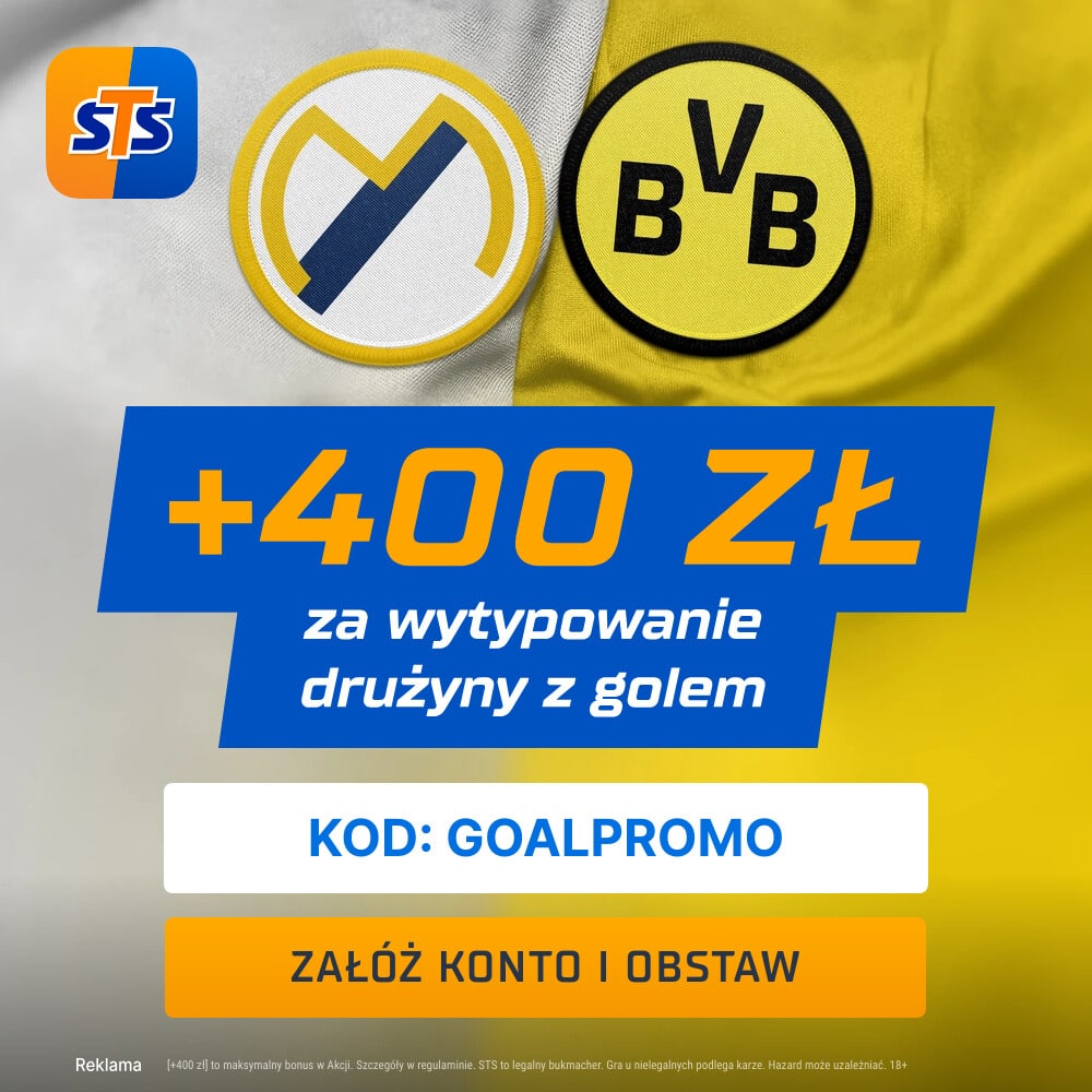 Promocja w STS na starcie Real Madryt - Borussia Dortmund