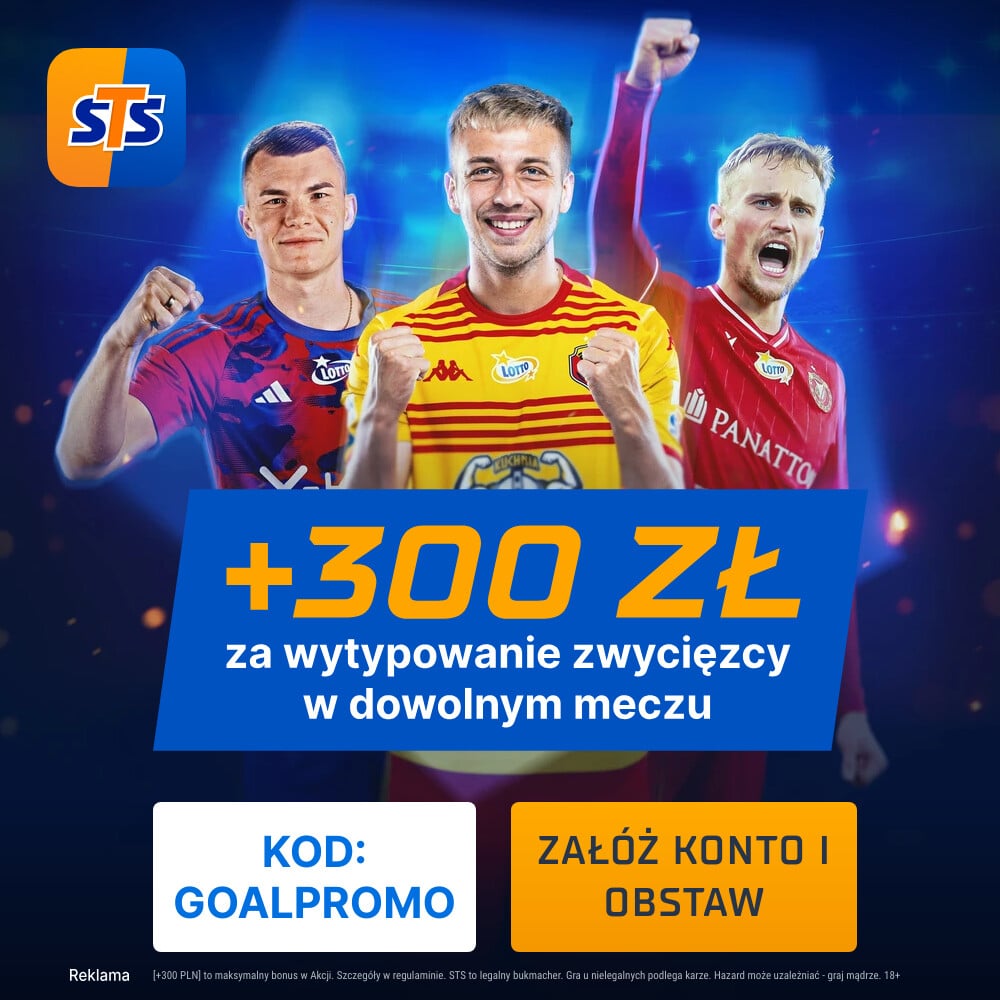 Promocja w STS na mecze 13. kolejki Ekstraklasy