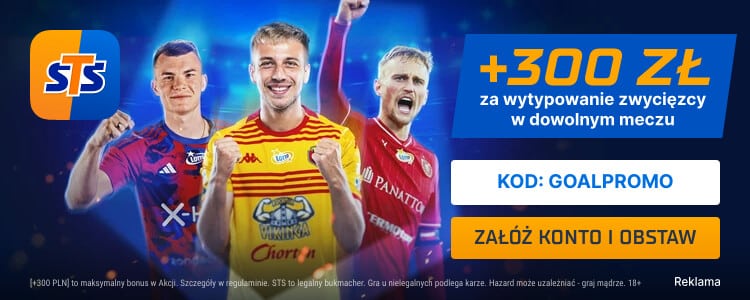 Ekstraklasa - promocja STS GOALP STS - promocja na mecze 12. kolejki PKO BP Ekstraklasy