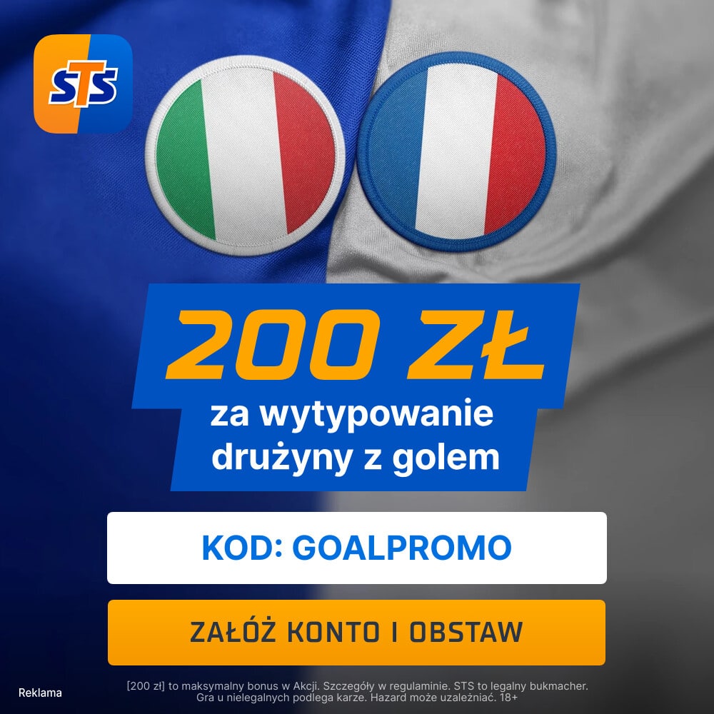 Promocja w STS na spotkanie Włochy - Francja