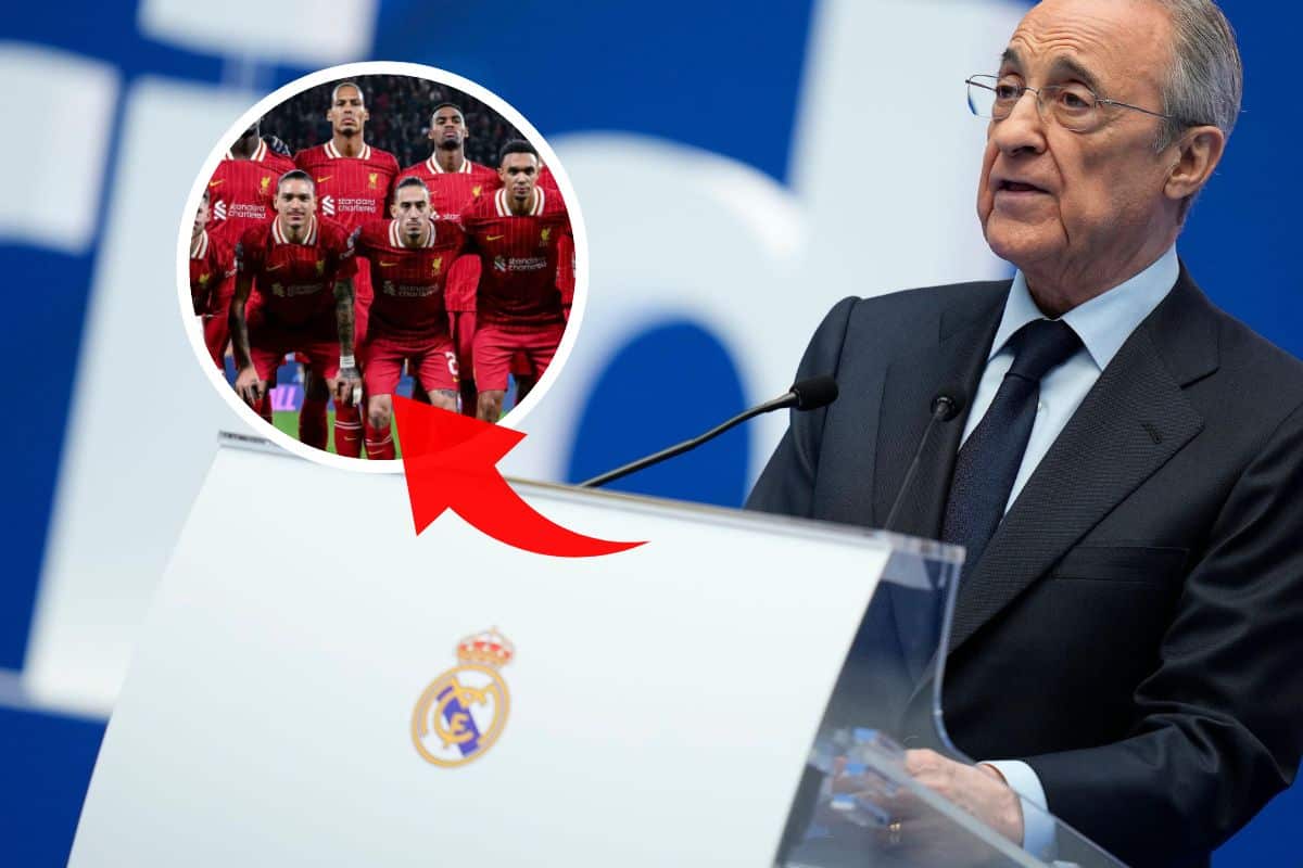 Florentino Perez i piłkarze Liverpoolu