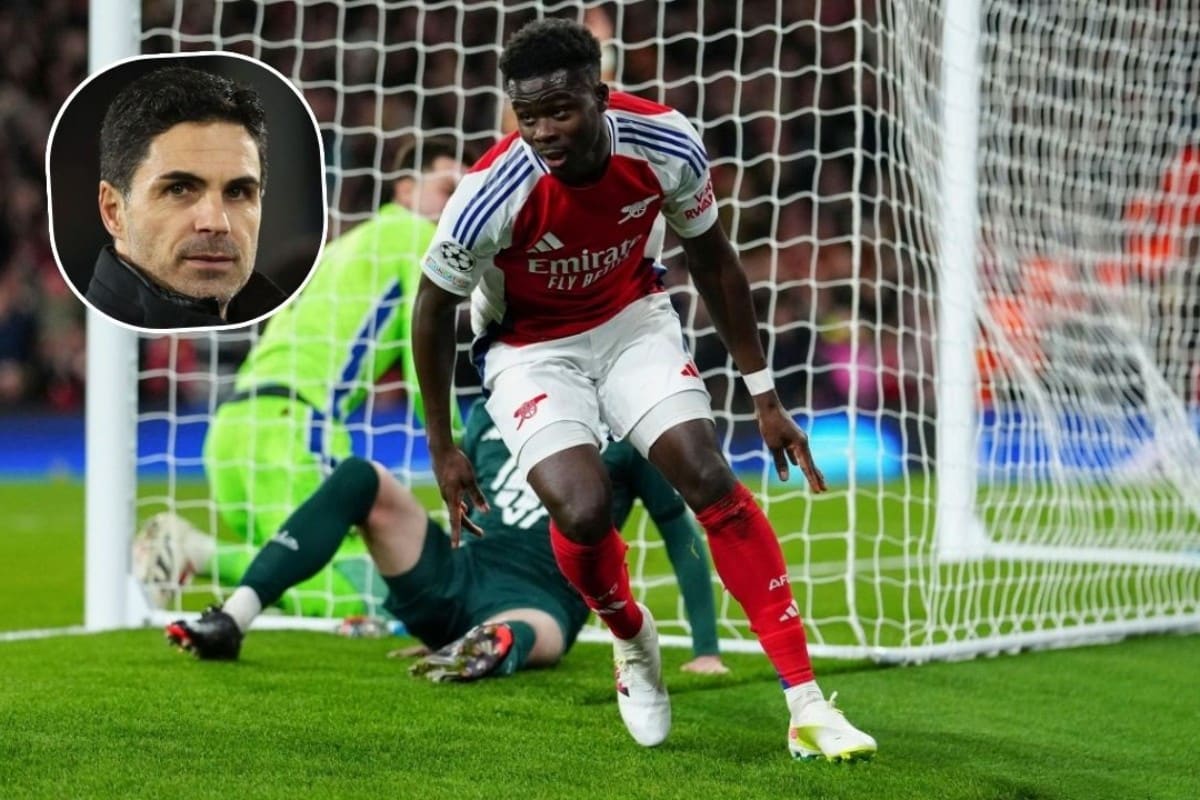 Mikel Arteta i Bukayo Saka