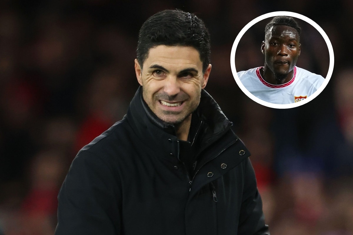 Mikel Arteta i Lucien Agoume