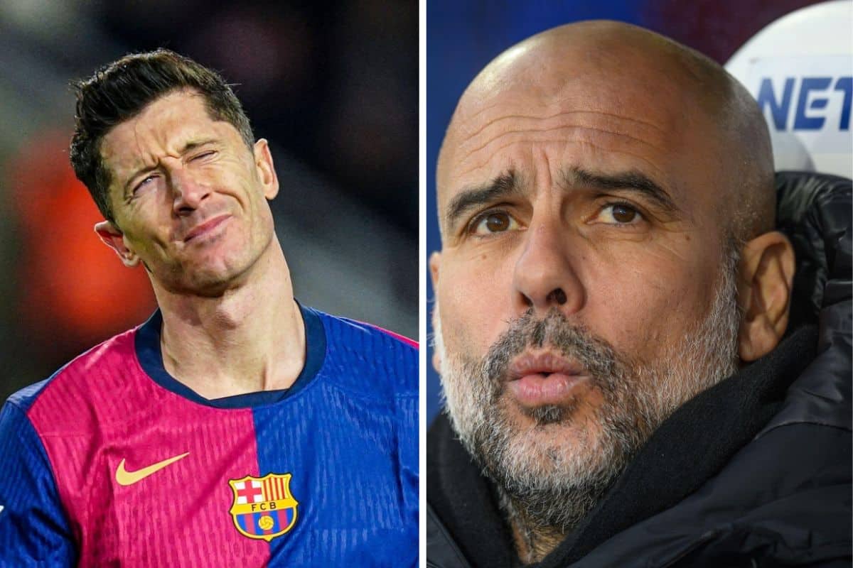 Robert Lewandowski i Pep Guardiola