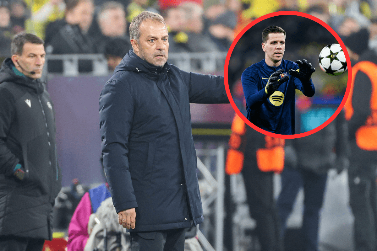 Hansi Flick I Wojciech Szczęsny