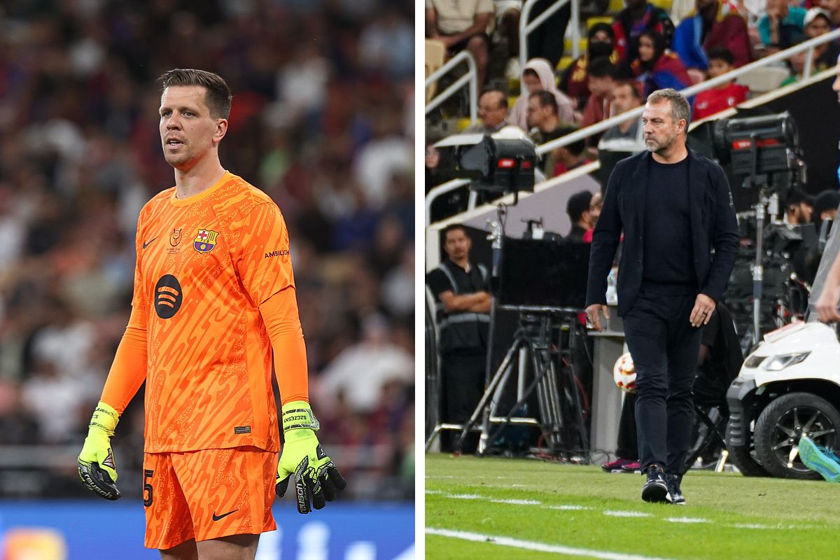 Wojciech Szczęsny i Hansi Flick