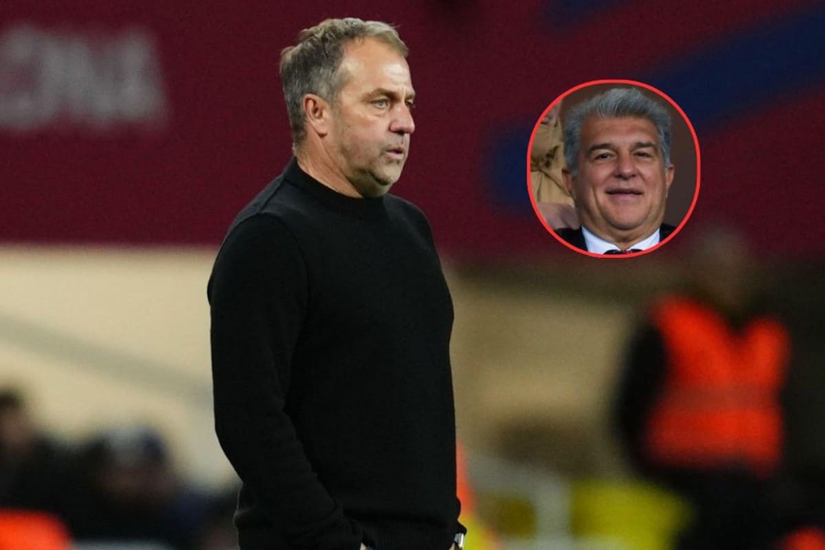 Hansi Flick i Joan Laporta