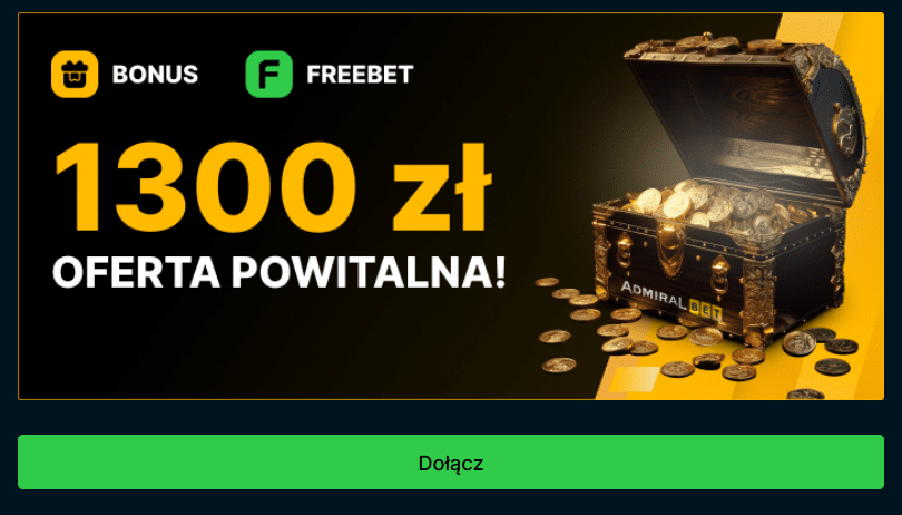 Admiralbet bonus na start Admiralbet oferta powitalna