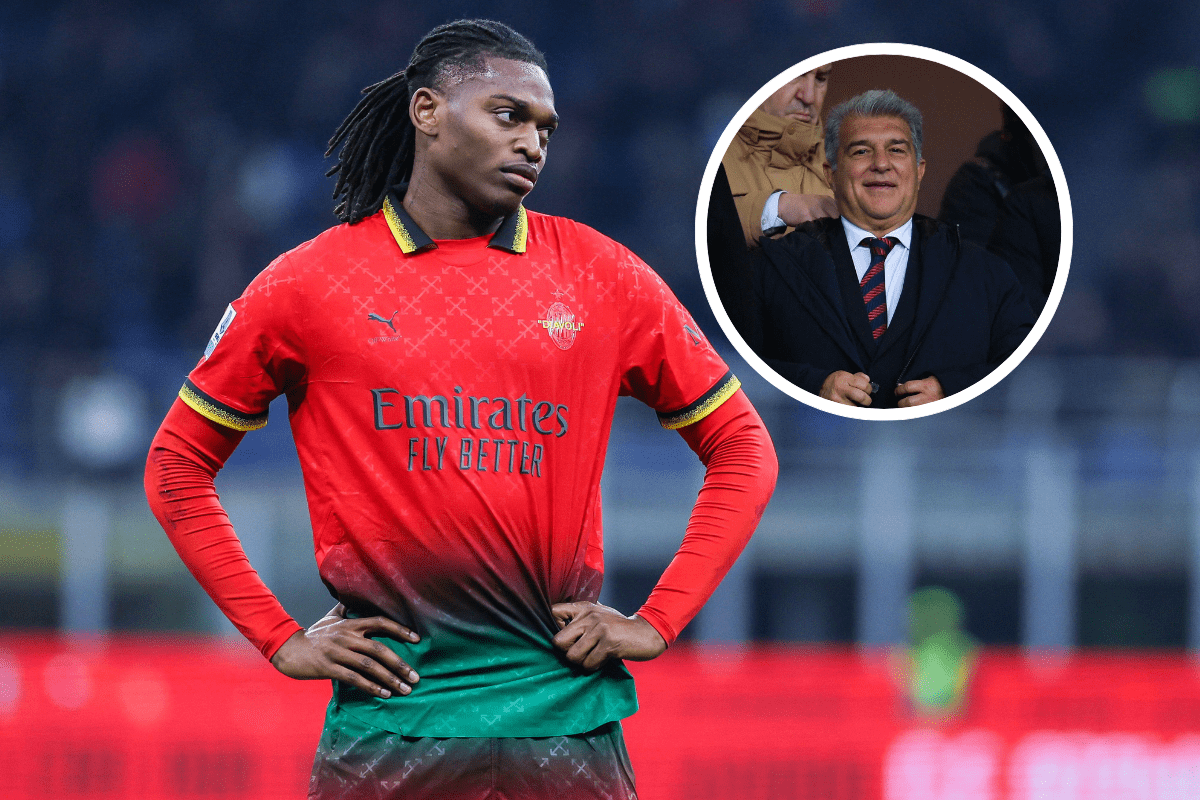 Rafael Leao i Joan Laporta