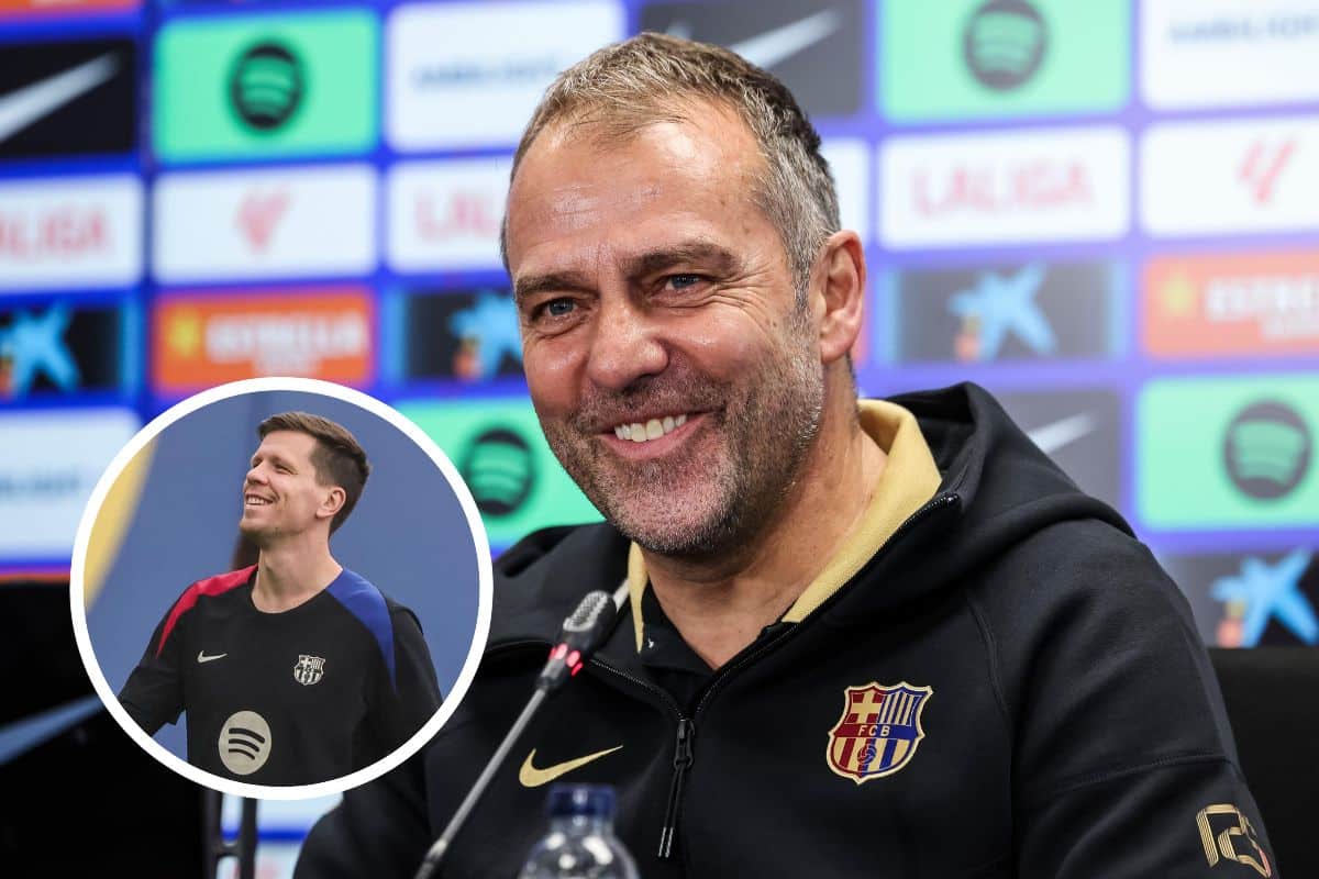 Wojciech Szczęsny i Hansi Flick