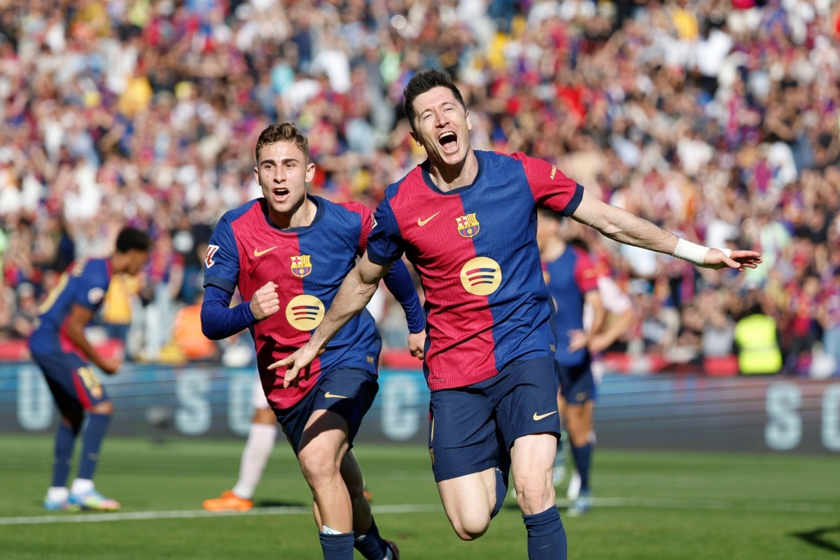 Fermin Lopez i Robert Lewandowski